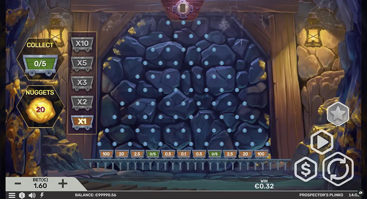 Инструкция как играть в Plinko