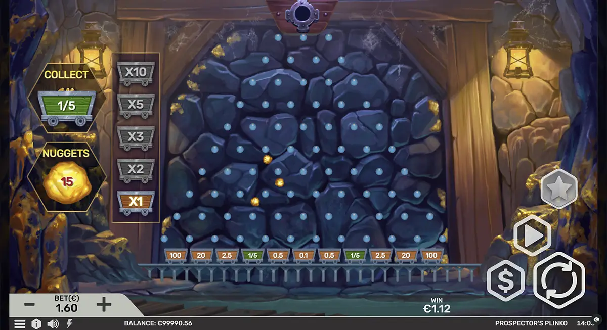 Пошаговая инструкция к Plinko